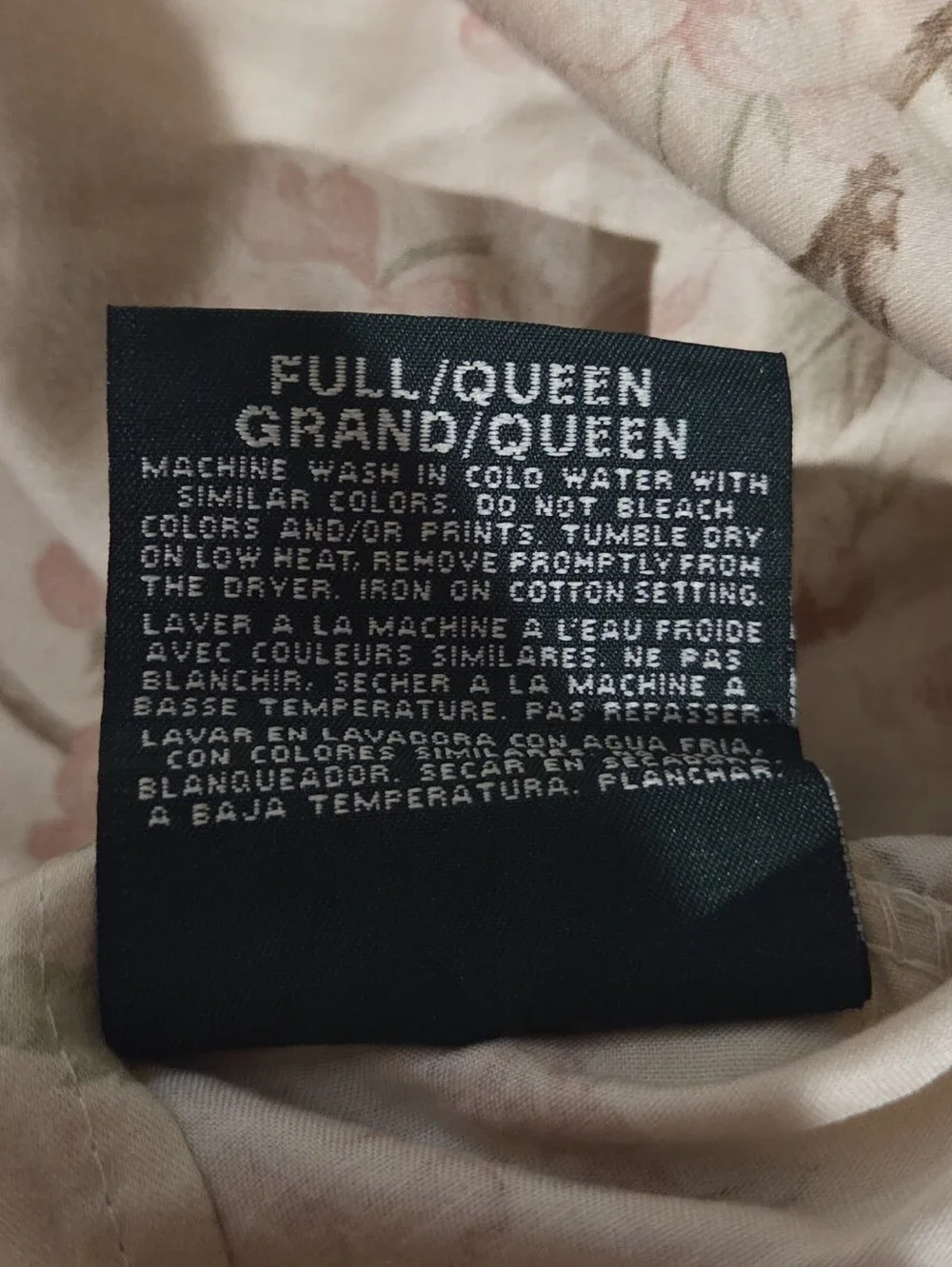RALPH LAUREN VINTAGE BELMONT OAKS RUFFLED DUVET COVER& PILLOW SHAMS (Full/Queen)